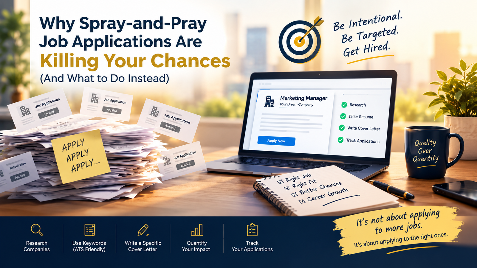 Why Spray-and-Pray Job Applications Are Killing Your Chances (And What to Do Instead)