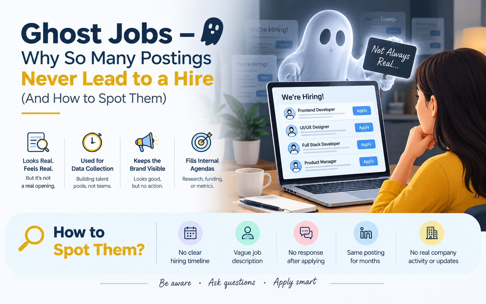Ghost Jobs — Why So Many Postings Never Lead to a Hire (And How to Spot Them)