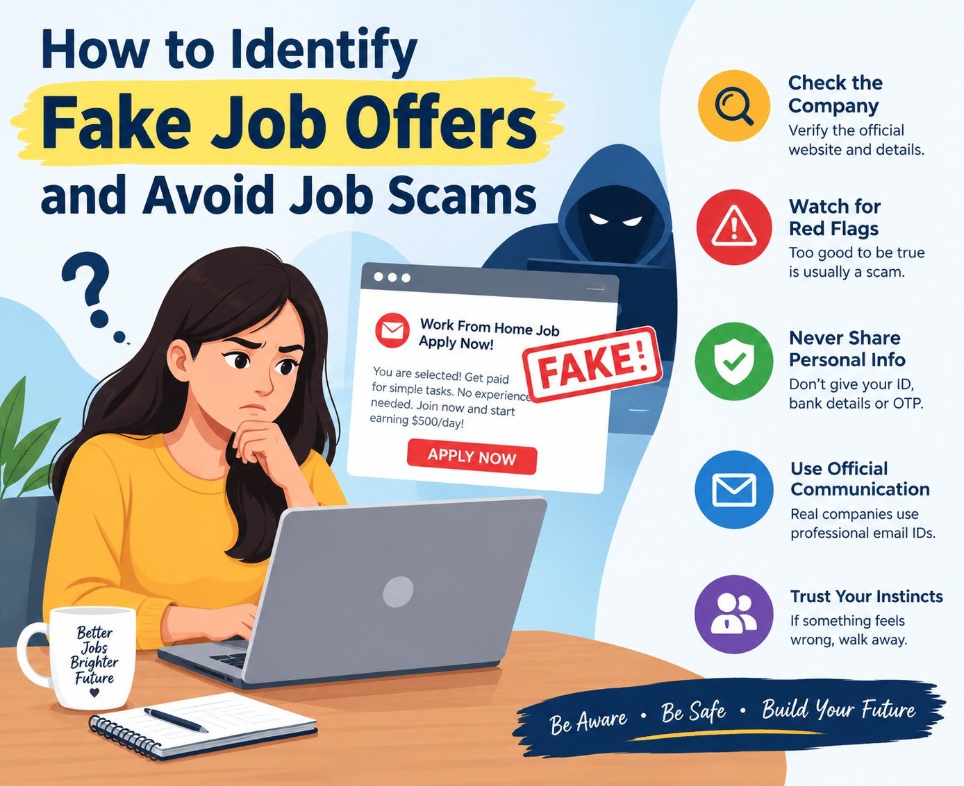 How to Identify Fake Job Offers and Avoid Job Scams