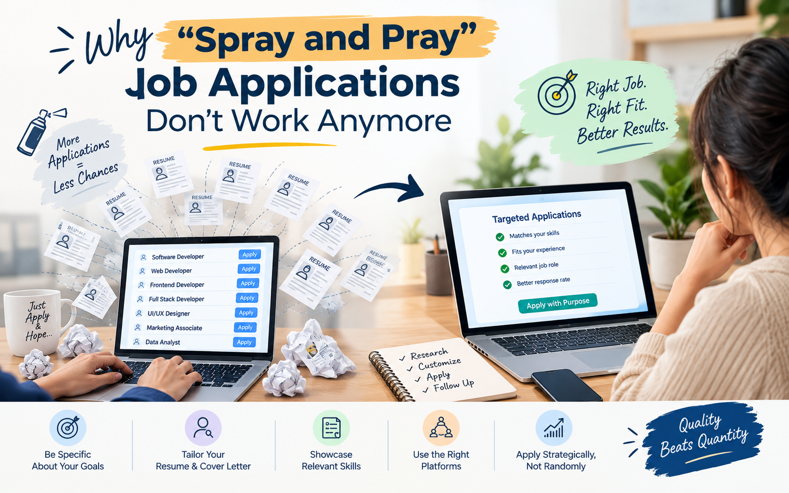 Why "Spray and Pray" Job Applications Don't Work Anymore 